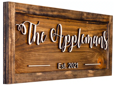 The Family Name Gun Concealment Wall Art