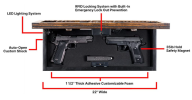 The Family Name Gun Concealment Wall Art