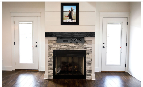 The TacticalFireplace mantle