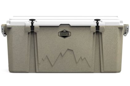 Basecamp Class 128 qt Hard Cooler (Color: Sandstone, size: XL)