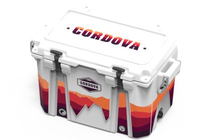 Full Wrap 28 qt Elements collection High Desert Cooler (Color: White, size: S)