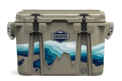 Full Wrap 28 qt Elements collection Whitewater Cooler (Color: Sandstone, size: S)