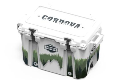 Full Wrap 28 qt Elements collection Woodland Cooler (Color: White, size: S)