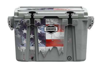Lid Graphic 48 qt Americana Cooler (Color: Scree, size: M)