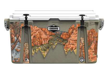 Cordova 88 qt cooler National Parks Collection - Zion (Color: Sandstone, size: L)