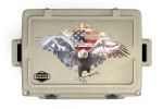 Lid Graphic 48 qt Americana Grayscale Collection Cooler