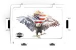 Full Wrap 48 qt Americana Grayscale Collection Cooler