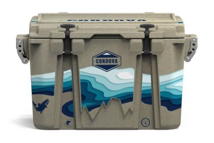 Full Wrap 48 qt Elements collection Whitewater Cooler (Color: Sandstone, size: M)