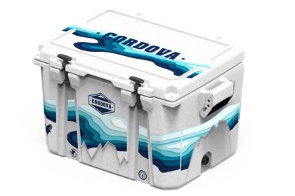 Full Wrap 48 qt Elements collection Whitewater Cooler (Color: Whitestone, size: M)