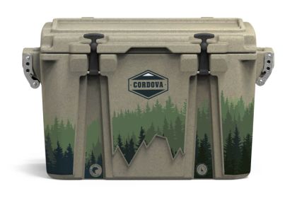 Full Wrap 48 qt Elements collection Woodland Cooler (Color: Sandstone, size: M)