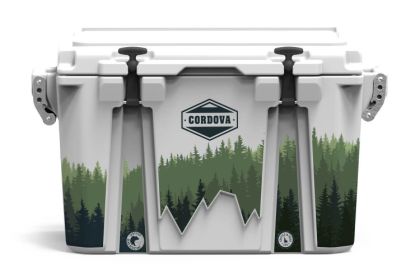 Full Wrap 48 qt Elements collection Woodland Cooler (Color: Whitestone, size: M)