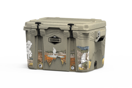 Cordova 48 qt cooler National Parks Collection - Yellowstone (Color: Sandstone, size: M)