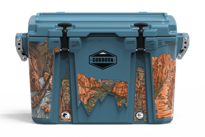Cordova 48 qt cooler National Parks Collection - Zion (Color: Yonder, size: M)