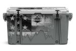 Lid Graphic 88 qt Americana Grayscale Collection Cooler