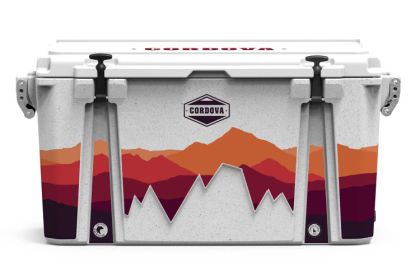 Full Wrap 88 qt Elements collection High Desert Cooler (Color: Whitestone, size: L)