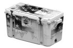 Lid Graphic 88 qt Americana Grayscale Collection Cooler