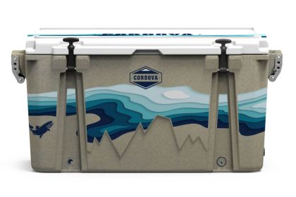 Full Wrap 88 qt Elements collection Whitewater Cooler (Color: Sandstone, size: L)
