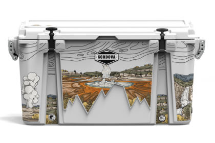 Cordova 88 qt cooler National Parks Collection - Yellowstone (Color: White, size: L)