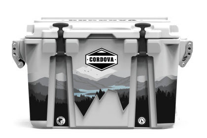 Full Wrap 28 qt Elements collection Ridgeline Cooler (Color: White, size: S)
