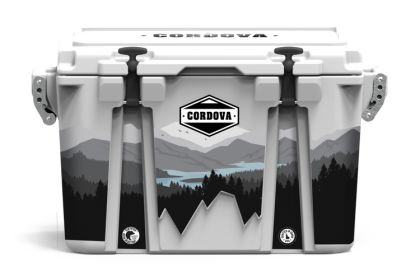 Full Wrap 48 qt Elements collection Ridgeline Cooler (Color: Whitestone, size: M)