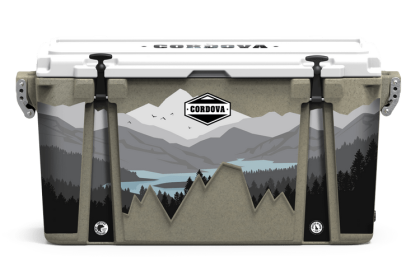 Full Wrap 88 qt Elements collection Ridgeline Cooler (Color: Sandstone, size: L)