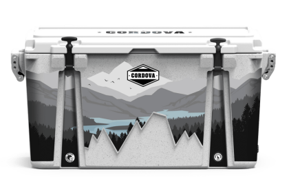 Full Wrap 88 qt Elements collection Ridgeline Cooler (Color: Whitestone, size: L)