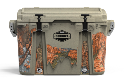 Cordova 48 qt cooler National Parks Collection - Zion (Color: Sandstone, size: M)