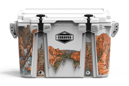 Cordova 48 qt cooler National Parks Collection - Zion (Color: White, size: M)