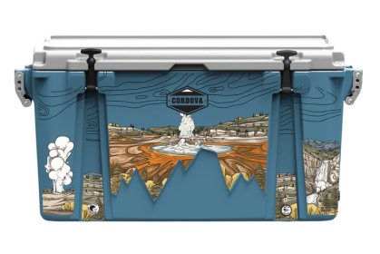 Cordova 88 qt cooler National Parks Collection - Yellowstone (Color: Yonder, size: L)