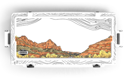 Cordova 88 qt cooler National Parks Collection - Zion (Color: Scree, size: L)