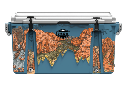 Cordova 88 qt cooler National Parks Collection - Zion (Color: Yonder, size: L)
